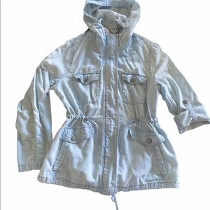 BCBG denim utility jacket